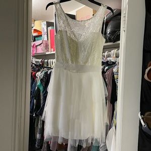 Off white beautiful formal/cocktail dress